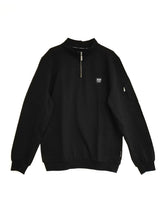 Halfzip-Sweatshirt Schwarz