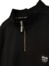 Halfzip-Sweatshirt Schwarz