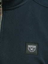Halfzip-Sweatshirt Navy